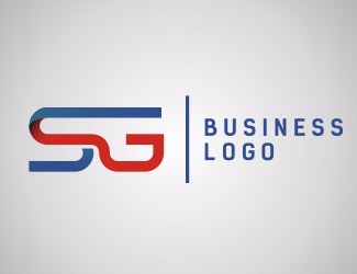 Projekt logo dla firmy SG business logo | Projektowanie logo